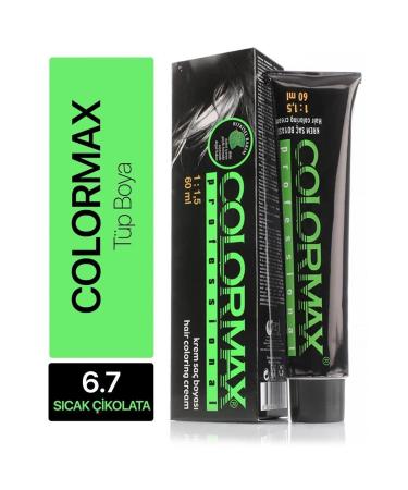 Colormax Tube Hair Dye No: 6.7 Hot Chocolate Brown 60 ml