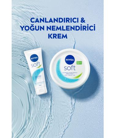 NIVEA Soft Moisturizing Care Cream 200ml Jojoba Oil Vitamin E Face Body Hand Soft Skin Feeling - Buy Online on GoSupps.com