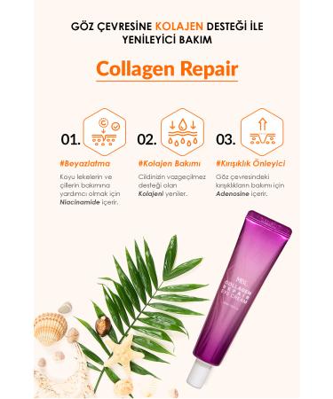 MBL Teresia Collagen Anti-Wrinkle and Anti-Aging Repairing Eye Cream 40ml - Buy Online on GoSupps.com