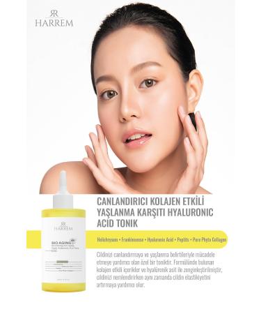 Harrem Bio Aging Revitalizing Collagen Effective Anti-Aging Hyaluronic Acid Tonic 200 ML - Buy Online on GoSupps.com
