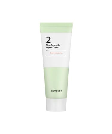 Numbuzin No.2 Cica Ceramide Repair Cream - Soothing Skin Barrier Strengthening Moisturizing Cream