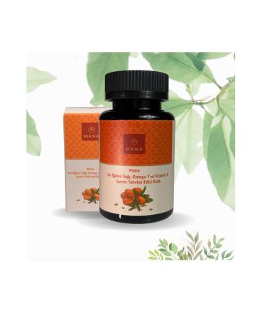 UZAKASYA Sea Buckthorn Omega 7 500mg 60 Capsules - Buy Online on GoSupps.com