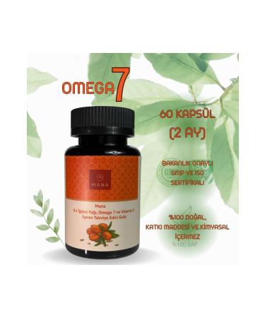 UZAKASYA Sea Buckthorn Omega 7 500mg 60 Capsules