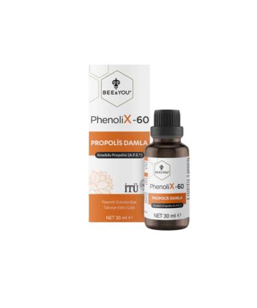 Bee you Bee&You PhenoliX 60 Propolis Water Soluble Drops Supplementary Food 30 ml