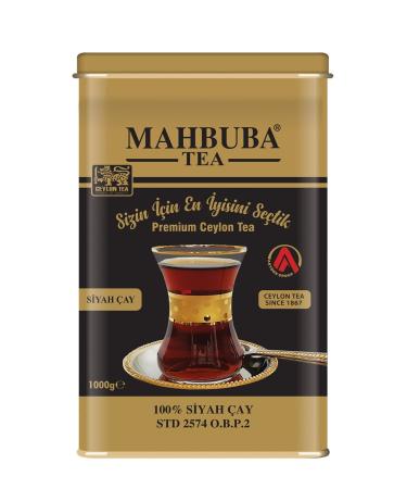 Mahbuba Imported Ceylon Sri Lanka Ceylon Black Leaf Tea 1kg Tin