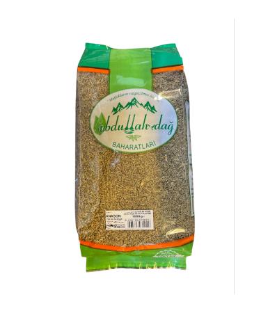 ABDULLAH DA Hatay Local Pure Sifted Grain Anise 1 Kg / 1000 gr