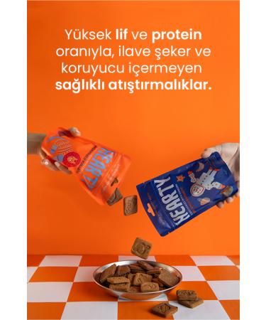 Hearty 12 Pack Einkorn Flour Cookies 60g Sugar-free Additive-free Healthy Snack for Kids - Buy Online on GoSupps.com