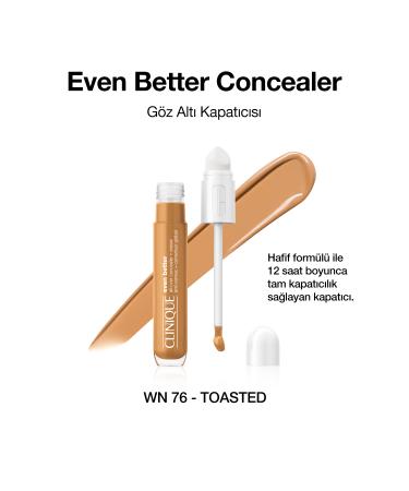 Clinique Even Better Concealer Under Eye Concealer - Wn 76 Toasted Wheat