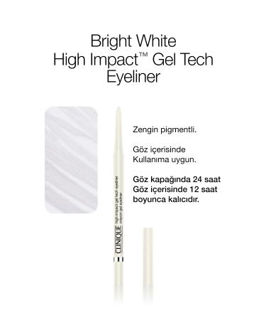 Clinique High Impact Gel Tech Eyeliner - Bright White