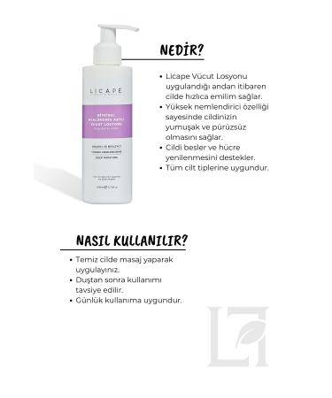 Licape Herbal Hyaluronic Acid Body Lotion 200ml - Buy Online on GoSupps.com