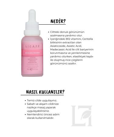 Licape B-12 Revitalizing Brightening Barrier Strengthening Moisturizing Pink Serum 30ml - Buy Online on GoSupps.com