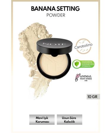 Note Cosmetics Makeup Balancing Long-Lasting Matte Finish Loose Powder-Banana Passi-268