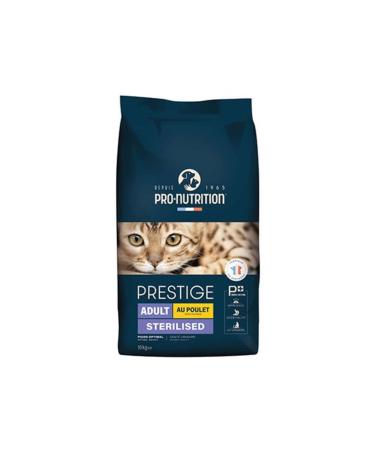Pro Nutrition Prestige Adult Sterilized Chicken Sterilized Adult Cat Food 10 Kg