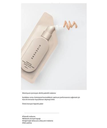 HIDEHERE High Coverage Perfect Cover BB Cream with Hyaluronic Acid - Buy Online on GoSupps.com