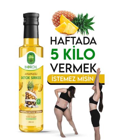 B OREAL Detox Pineapple Vinegar Slimming 1 Edema Removal Weight Loss 250ml