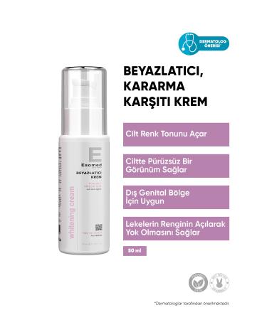 Esomed Body Whitening Knee Elbow Underarm Private Area Bikini Area Anti-Darkening Cream 50ml