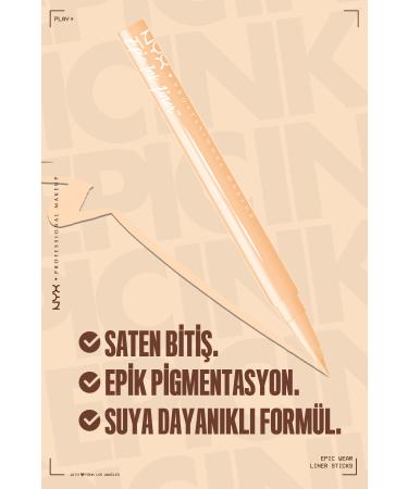 NYX Professional Makeup Epic Ink Liner - Dark Chocolate - Brown Eyeliner - Buy Online on GoSupps.com