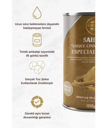 By T fek i Mastic Salep Drink Powder 1000 gr Tin Package - Buy Online on GoSupps.com