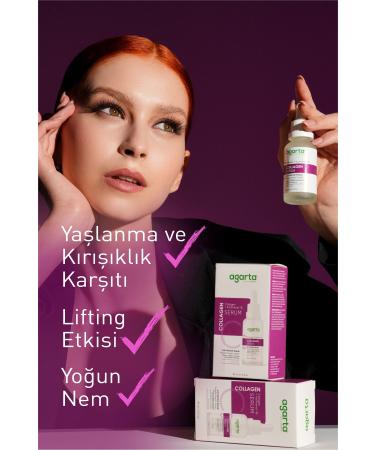 Agarta Anti-Aging and Anti-Wrinkle Anti-Aging Collagen Serum 30 ML - Buy Online on GoSupps.com