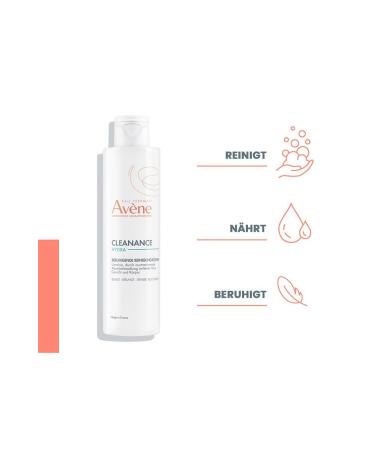 Avene Cleanance Hydra Cleansing Cream for Damaged and Dry Skin 200 Ml