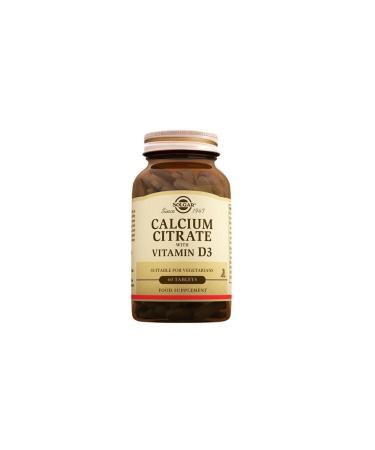 Solgar Calcium Citrate With Vitamin D 3 60 Tablets