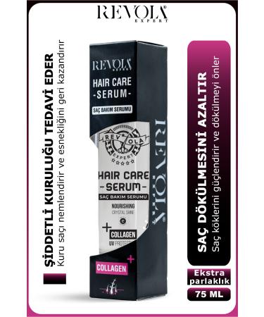 REVOLA EXPERT Collagen HAIR CARE SERUM Hair Care complex containing collagen keratin and argan oil against hair loss