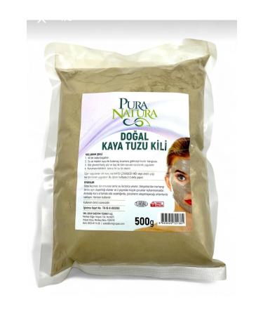 Pura Natura NATURAL ROCK SALT CLAY 500 GR