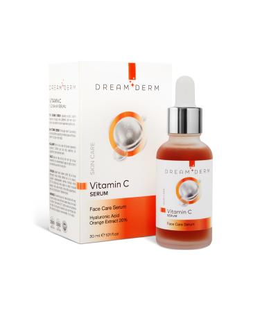 Dream Derm Vitamin C Serum - Brightening and Revitalizing Care Orange Extract 30 ml - Buy Online on GoSupps.com
