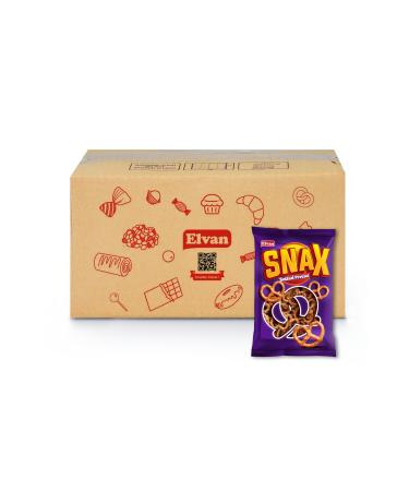 Elvan Snax Pretzel Salty Cracker 200 Gr. 10 Pieces (1 Box) - Buy Online on GoSupps.com