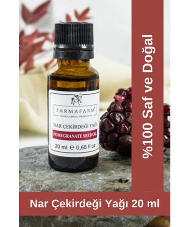 Farmafarm Pomegranate Seed Oil - 100ml | Cold Pressed Local Product | Vegetable Oil