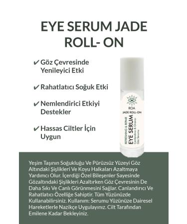Avon Roa Herbal Eye Serum Jade Roll-On 6 ml - Buy Online on GoSupps.com
