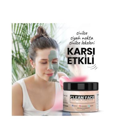 Clean Face Skin Mask Clay Mask - Anti-Acne Anti-Blackhead And Face Mask - Buy Online on GoSupps.com
