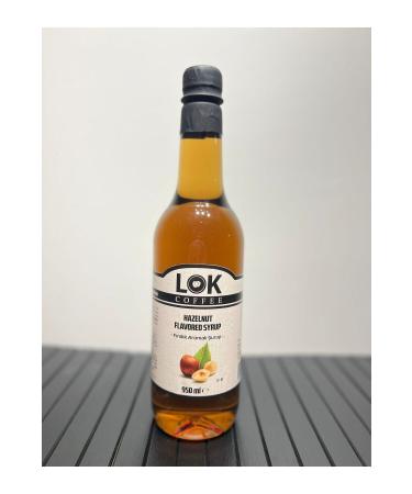 LOK COFFEE 100% Sugar * Hazelnut Flavored Coffee & Cocktail Syrup 750 ml - Buy Online on GoSupps.com