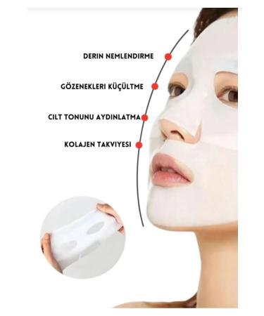 WebStyle Transparent Collagen Mask 6-Piece - Buy Online on GoSupps.com