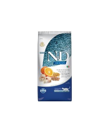 N & D Ocean Low Grain Cod Orange Adult Cat Food 5 Kg