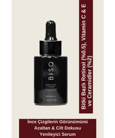Bisque Active Youth Complex Skin Care Serum (RETINOL 0.5% CERAMID) 30 ml - Buy Online on GoSupps.com