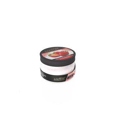 Liviton Professional Strawberry Body & Face Scrub - Refreshing Body and Face Peeling 300 ml | Lively and Bright Skin - Buy Online on GoSupps.com