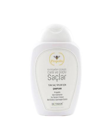 Biotaron Propolis Daily Care Shampoo - Watercress Ivy Extract and Algae Honey Extract 300 ml - Buy Online on GoSupps.com