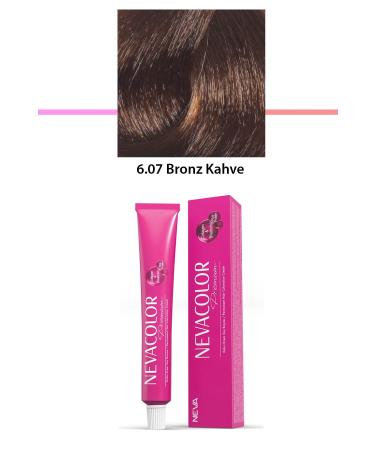 Easy Supply Premium 6.07 Bronze Brown - Permanent Cream Hair Dye 50 g Tube