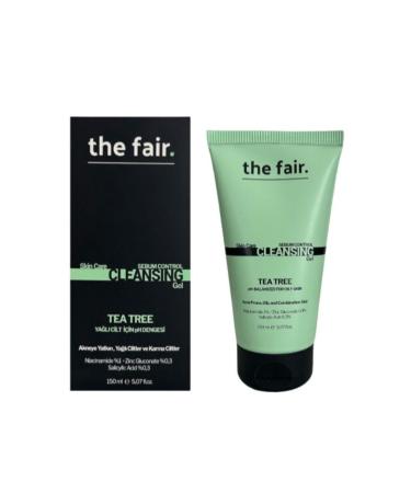 The Fair Tea Tree and Salicylic Acid Sebum Balancing Face Wash Gel for Oily Skin - Buy Online on GoSupps.com