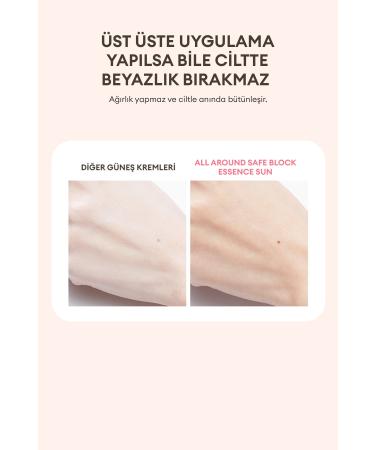 Missha Brightening Moisturizing Sunscreen All Around Safe Block Essence Sun EX SPF45/PA+++ 50ml - Buy Online on GoSupps.com