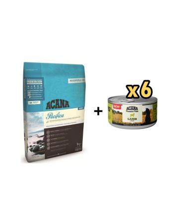 Acana Pacifica Fish Adult Cat Food 1.8 Kg + 6 Pieces Acana Premium Lamb Paste Cat Canned Food