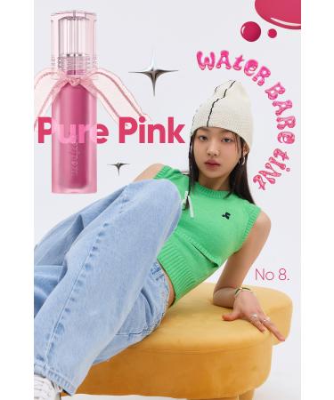 PERIPERA Natural Tone Long-Lasting Shiny Tint PERIPERA Water Bare Tint (08 Pure Pink) (Peritage) - Buy Online on GoSupps.com