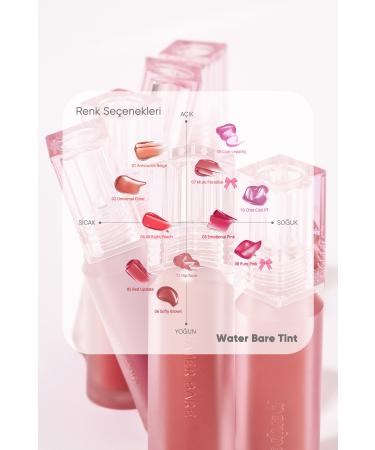 PERIPERA Natural Tones Long-Lasting Shiny Tint PERIPERA Water Bare Tint (04 All Right Peach) - Buy Online on GoSupps.com