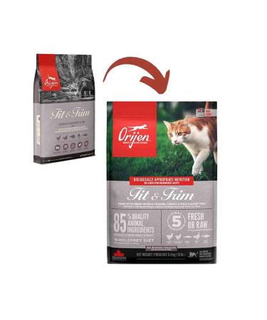Orijen Fit & Trim Grain-Free Light Cat Food for Overweight Cats 5.4kg