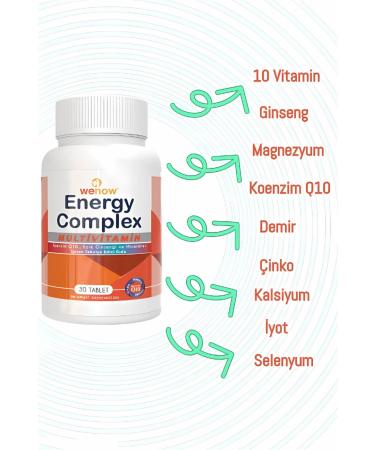 wenow Energy Complex Multivitamin 30 Tablets - Buy Online on GoSupps.com