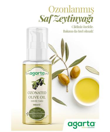 Agarta Natural Pure Olive Oil Ozone Oil 100 ml - Buy Online on GoSupps.com
