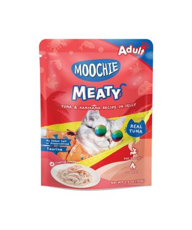 MOOCHIE Tuna & Kanikama Cat Food 12 x 70g Moochie - High Protein