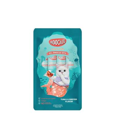 MOOCHIE Tuna and Lobster Flavour 15g Sachet Delicious Cat Treat High Protein and Nutritious