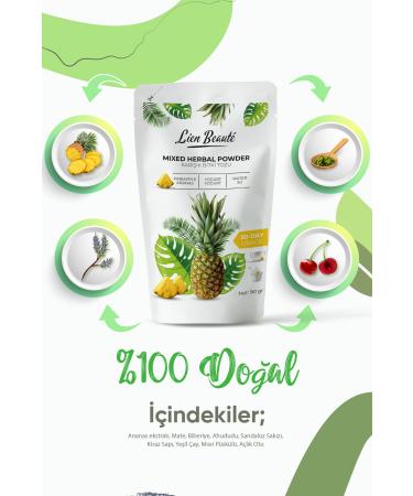 Lien Beaute Pineapple Slimming and Weight Loss Control Supporting Diet and Detox Form Powder Pack of 4 - Buy Online on GoSupps.com